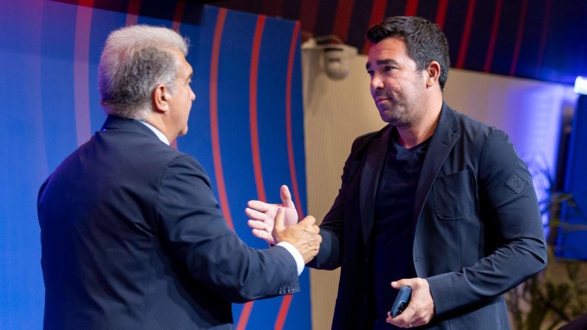 每体：拉波尔塔与德科等人共进午餐，计划最后阶段的转会事宜